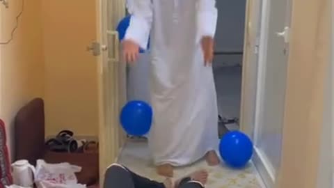 Arab Funny Water Balon Prank