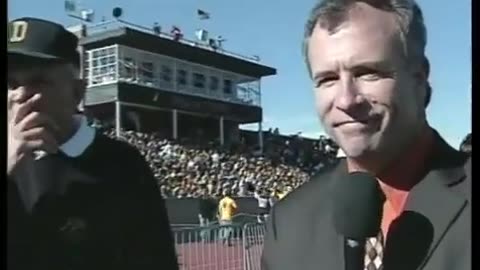 November 12, 2005 - Ted Katula Interviewed During Monon Bell Telecast