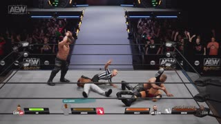 MATCH 161 ANDRADE AND MJF VS MOXLEY AND JERICHO WITH COMMENTARY