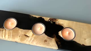 Epoxy Resin Candles Holder