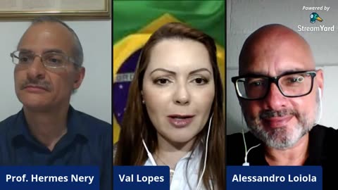 PROF. HERMES NERY, VAL LOPES E DR. ALESSANDRO LOYOLA -14 de agosto de 2020