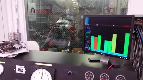 Hell cat engine on Dyno