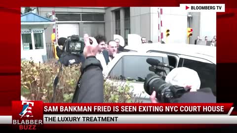 Sam Bankman Fried Is Seen Exiting NYC Court House