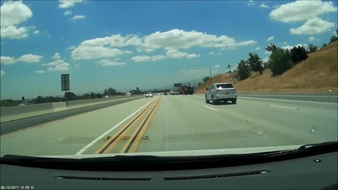 Carpool Lane Fail in Chino Hills