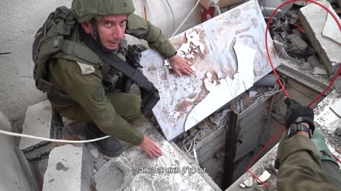 IDF Clip Shows The Hamas Tunnel System