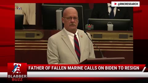 Father of Fallen Marine Calls On Biden To Resign