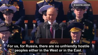 Putin - We aren't hostile to any peoples, either in the West or in the East