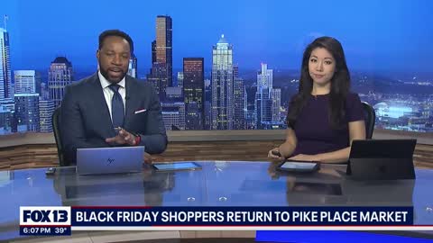 Black Friday shoppers return to Pike Place Market FOX 13 Seattle