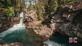 Woman drowns after falling into waterfall in Montana national park