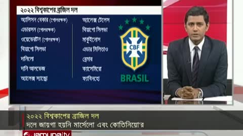 ফিফা বিশ্বকাপ ২০২২ এর জন্য স্কোয়াড ঘোষণা করেছে ব্রাজিল | Brazil World Cup Team