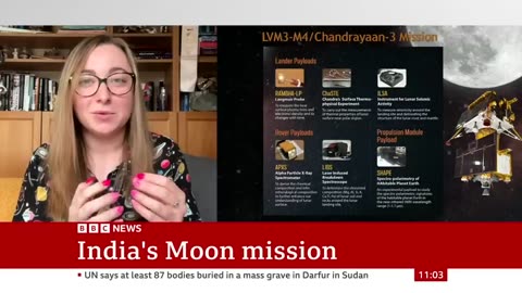 India moon mission rocket blasts into space - BBC News