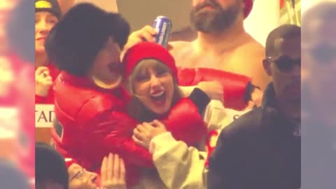 Taylor Swift Caught Dancing With Jason Kelce After Chiefs Wins at Chiefs vs Bills 21 January 2024