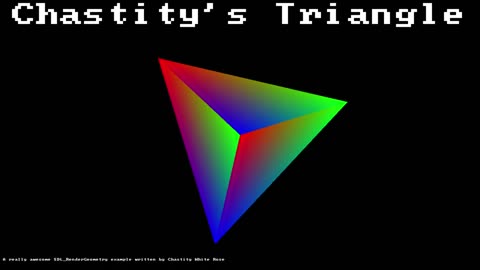 Chastity's Triangle with Text