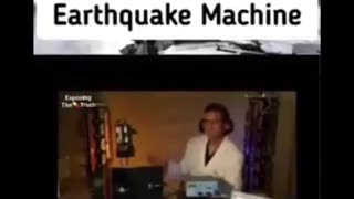 Vibration machine can create the effect of an earthquake