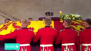 📣Prince Harry & Prince William Walk Together Behind Queen Elizabeth's Coffin📣