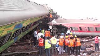 Modi visits worst Indian train disaster in decades