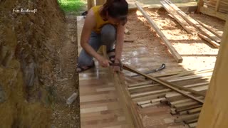 Craft Carpenter 30 Days BUILD LOG CABIN - How To Build Wooden House - OFF GRID | Ep.87