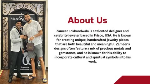 Frisco jeweler Zameer Lokhandwala's