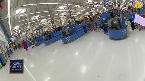 Police bodycam footage captures the aftermath of a deadly shooting in a Florida Walmart