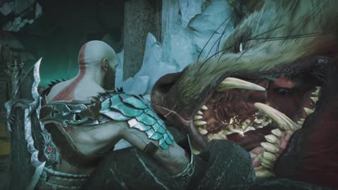 god of war Ragnarök KRATOS vs GARM gameplay cinematic boss battle