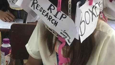 Philippines uni prof asks students to wear 'anti-cheating' hats