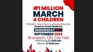 SHARE SHARE SHARE. WATCH VIDEO TO SEE LOCATIONS. SEPT 20TH MASS SCHOOL AND WORK WALKOUT WILL BE AN EPIC DAY IN CANADA. In over 100 city's across Canada. Join the march to protect the kids and their rights also website has over 100 locations https://m