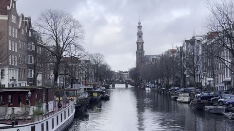 The city of harbor, Amsterdam