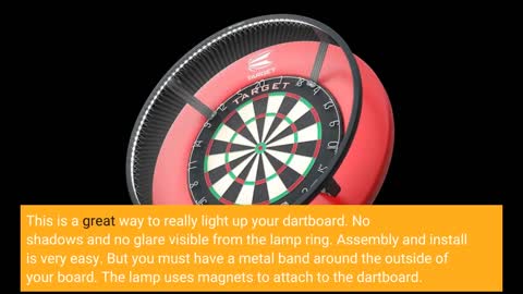 Target Darts Corona Vision Dartboard-Beleuchtungssystem Dartboardschränke & Kabinette Beleuchtung