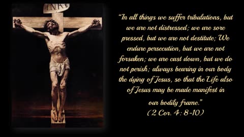 Meditation on Jesus and the Crucifix by Bishop Francis Kerril Amherst