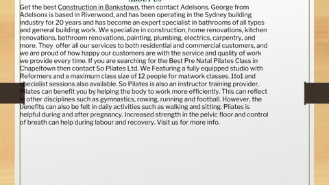 The Best Pre Natal Pilates Class in Chapeltown