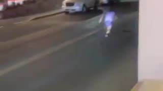 High-speed Roller Skate Chase