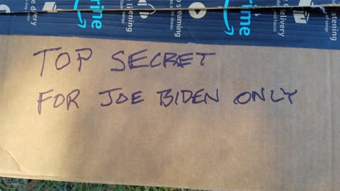 Breaking news: Another stash of Joe Biden's secret evidence found in Lake County, FL by blogger.