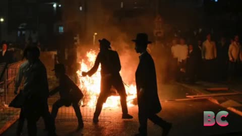 Ultra-Orthodox Israeli Men Protest Against Military Draft Order