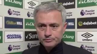 Jose Mourinho post match interview Everton 1-1 Man Utd