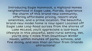 New Homes in Eagle Lake FL