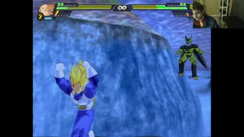 Perfect Cell VS Super Vegeta In A Dragon Ball Z Budokai Tenkaichi 3 Battle