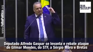 Deputado Alfredo Gaspar se levanta e rebate ataque de Gilmar Mendes, do STF, a Sérgio Moro e Bretas