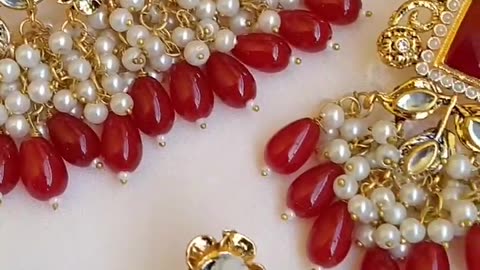 #Beautiful Bridal jewellery set