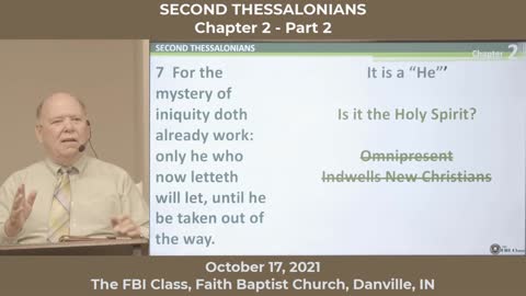 Second Thessalonians Chapter 2, Part 2