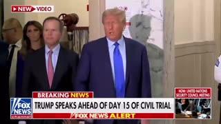 President Trump's remarks while entering courtroom before Cohens testimony.