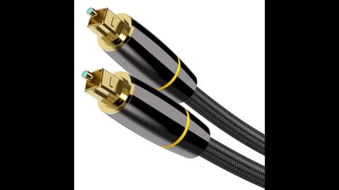 Review: Subwoofer Cable,EMK Digital Coaxial Audio Cable [24K Gold-Plated, Durable Cotton] Premi...