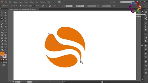 Illustrator Logo Design Tutorial _ Orange 3D Logo Design _ How to Design 3D Logo Design