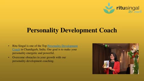 Life Coach Ritu Singal- Top Personality Development Coach in Chandigarh, India