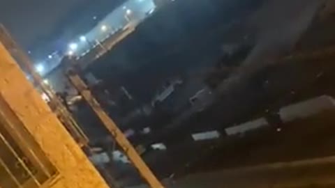 Palestinian fighters fired on the Israeli military at the Qalandiya