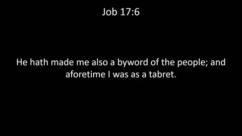 KJV Bible Job Chapter 17