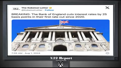 Ep. 3416a - Bank of England Cuts Rates, Fed Ready To Strike, Patriots On The Ready