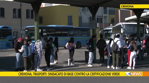 Cremona, trasporti: Sindacato di Base contro la certificazione verde