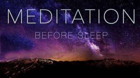 meditation before sleep. Let go of the day