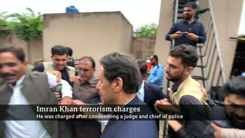 Ex-Pakistan PM Imran Khan appears in court on terrorism charges