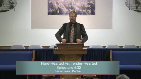 Pastor Jason Dunbar, Hard-Hearted vs. Tender-Hearted